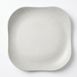 Vintage Russel Wright Steubenville‎ American Modern Square Dinner Plate Grey MCM